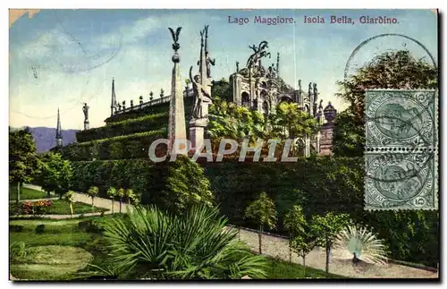 Cartes postales Lago Maggiore Isola Bella Giardino