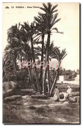 Cartes postales Biskra Dans L Oasis algerie