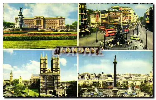 Cartes postales moderne London Buckingham Palac Westminster Abbey