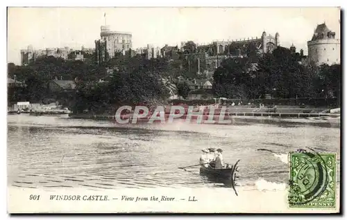 Cartes postales Windsor Castle View From The River