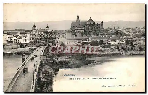 Ansichtskarte AK Cordoba Vista Desde La Torre De Carraola