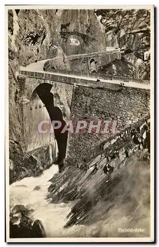 Ansichtskarte AK Teufelsbrucke