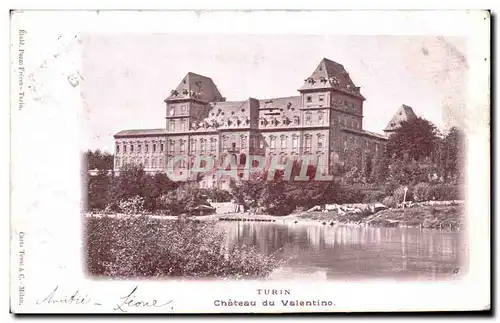 Cartes postales Turin Chateau Du Valentino