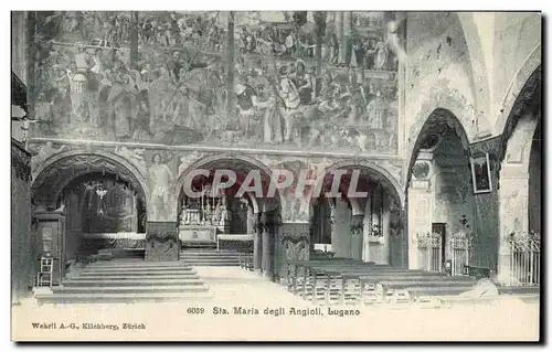 Cartes postales Sta Maria Degil Angioli Lugano