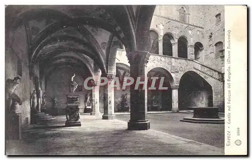 Ansichtskarte AK Firenze Cortile Nel Falazzo del Bargello