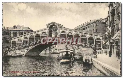 Cartes postales Venezia Ponte Di Pialto