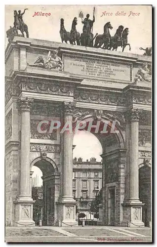 Cartes postales Milano Arco Della Pace