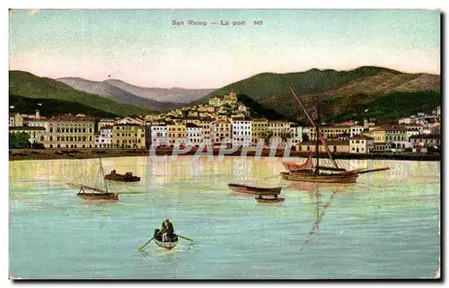 Cartes postales San Remo Le Port Bateau