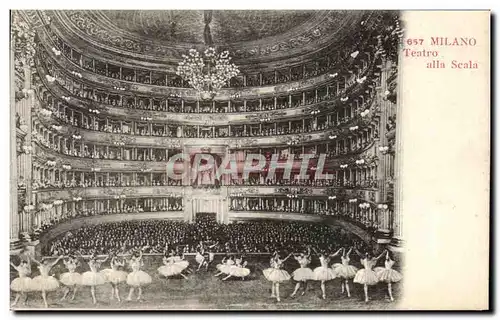 Cartes postales Milano Teatro Alla Scala Danseuses