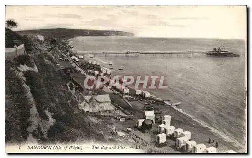 Cartes postales Sandown The By And Pier