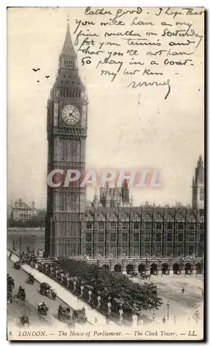 Cartes postales London The House Of Parliament