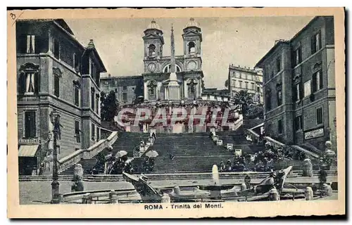 Cartes postales Roma Trinita Del Monti