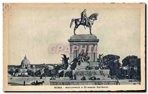 Ansichtskarte AK Roma Monumento A Gluseppe Garibaldi