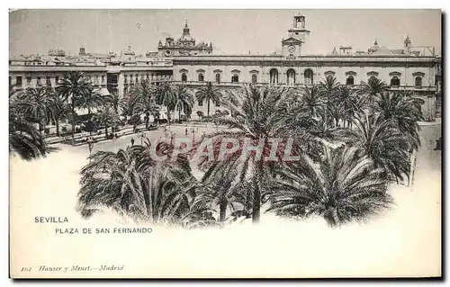 Cartes postales Sevilla Plaza De San Fernando