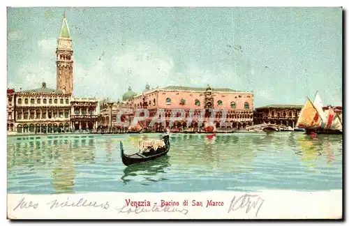 Cartes postales Venezia Bacino Di san Marco