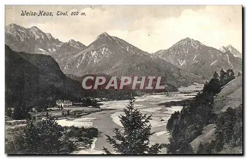 Cartes postales Weiss Haus Tirol