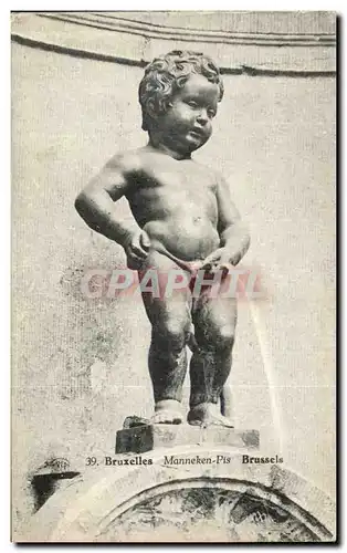 Cartes postales Bruxelles Manneken Pis