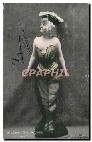 Cartes postales Folies Bergeres Femme De linieres