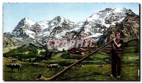 Cartes postales Alphornblaser Suisse