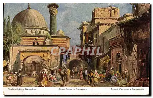 Cartes postales Street scene in Damascus Syrie