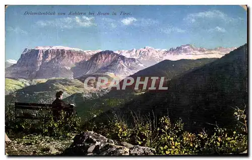 Cartes postales Dolomitenbtick vow Kohlery bet in Tirol