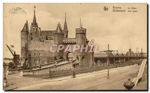 Cartes postales Anvers Le steen