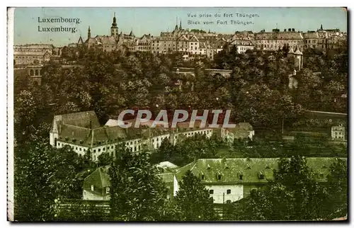 Cartes postales Luxembourg Vue Prise du Fort Thungen