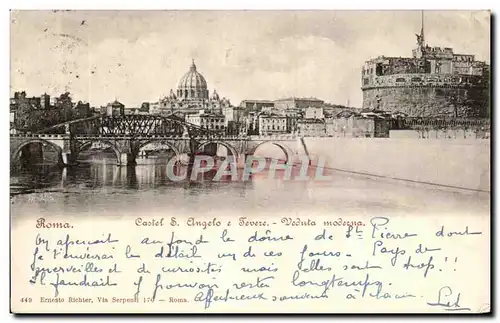 Cartes postales Roma Castel s Angelo