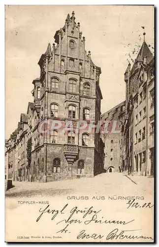 Cartes postales Gruss Aus Nurnberg Toppler Haus