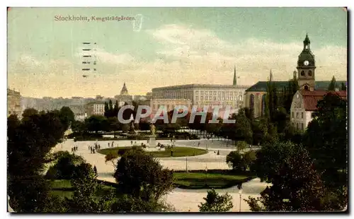 Cartes postales Stockholm Kungstradgarden