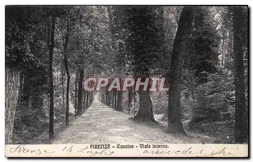 Cartes postales Firenze Cascine Viale interno