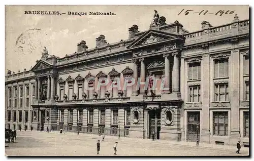 Cartes postales Bruxelles Banque Nationale