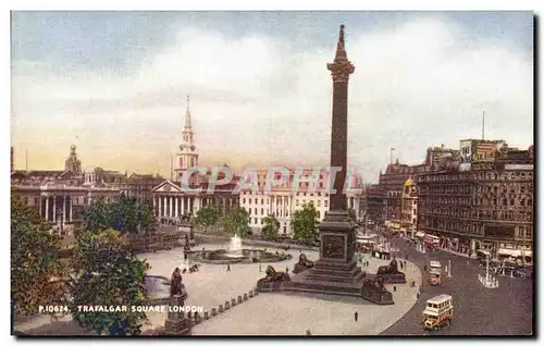 Cartes postales Trafalgar Square London