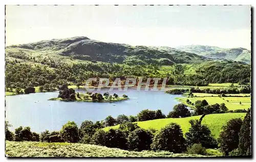 Moderne Karte Grasmere From Wishing Gate