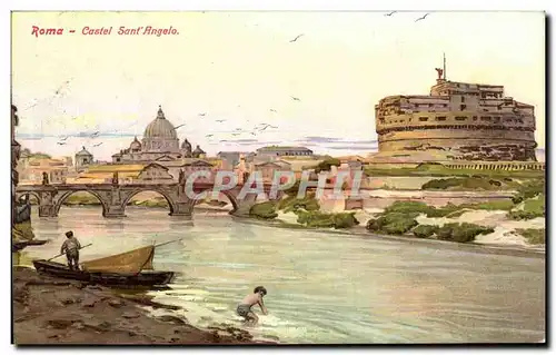 Cartes postales Roma Castel Sant Angelo