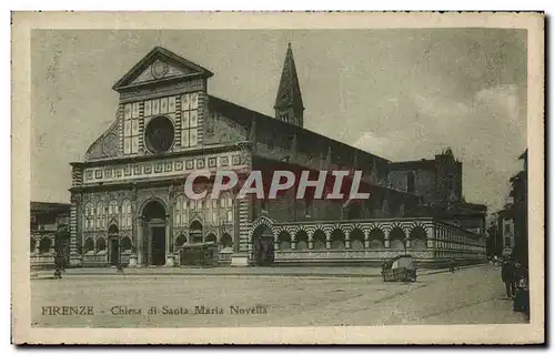 Cartes postales Firenze Chiesa Saota Maria Novetta