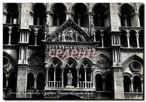 Ansichtskarte AK Cattedrale Giudizia Universale Ferrara