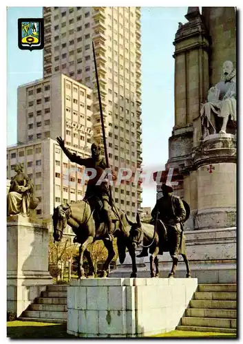 Cartes postales moderne Madrid Monumento a Cervantes