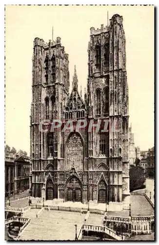 Cartes postales Bruxelles Eglise Ste Gudule