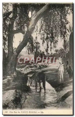 Ansichtskarte AK Une Rue du Vieux Biskra Algerie