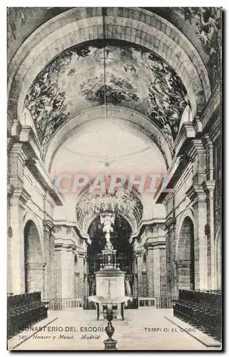 Ansichtskarte AK Monasterio Del Escori Templo el Coro