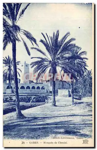 Cartes postales Gabes Mosquee de Chenini Tunisie