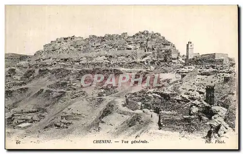 Cartes postales Chenni Vue Generale Tunisie