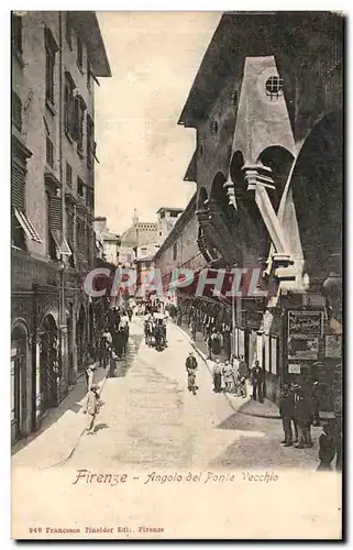 Cartes postales Firenze Angolo Del Ponte Vecchio