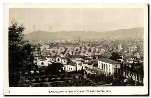 Cartes postales Expostion International de Barcelona 1929