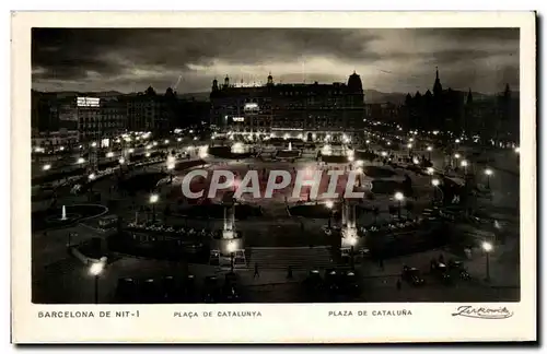 Cartes postales Barcelona Plaza de CAtaluna