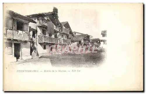 Cartes postales Fuenterrabli Barrio de la Marina