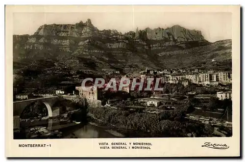 Cartes postales Montserrat Vista Generale Y Monistrol