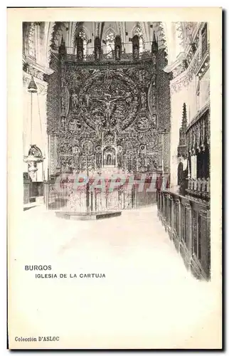 Cartes postales Burgos Iglesia De La Cartuja