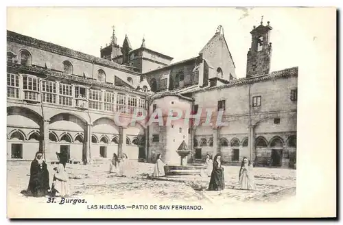 Ansichtskarte AK Burgos Las Huelgas Patio De San Fernando